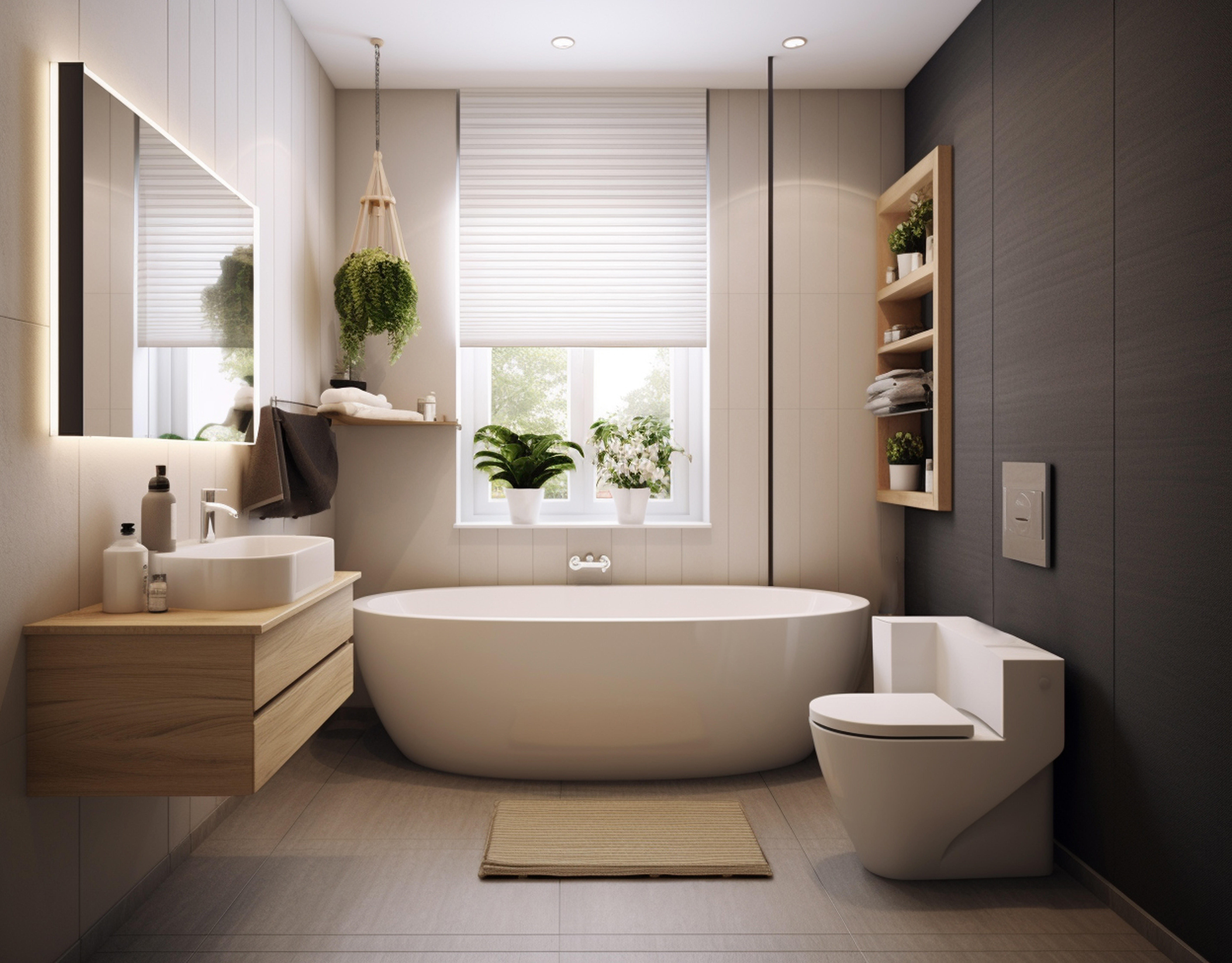 Salle de bain rénovée